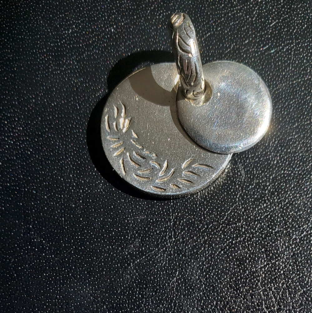 Silpada Double Disk Pendant - image 6